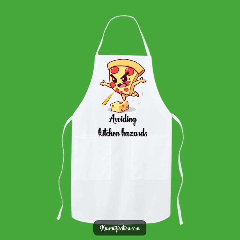Funny Pizza Slice Apron: Cook with Determination and Cheesy Flair