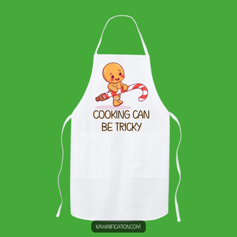 Funny Gingerbread Man Apron: Cook with Holiday Cheer and Mischief