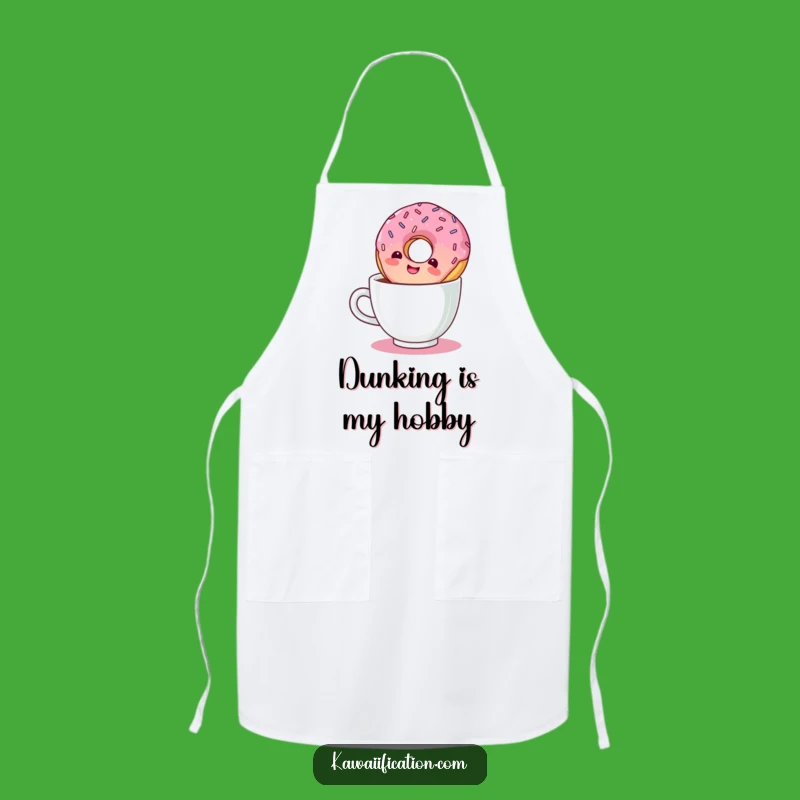 Funny Giggling Donut Apron: Cook Up Smiles and Delicious Treats
