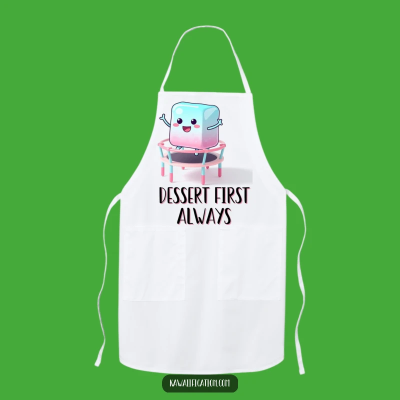 Funny Jelly Cube Candy Trampoline Apron A Hilarious And Sweet Kitchen Accessory