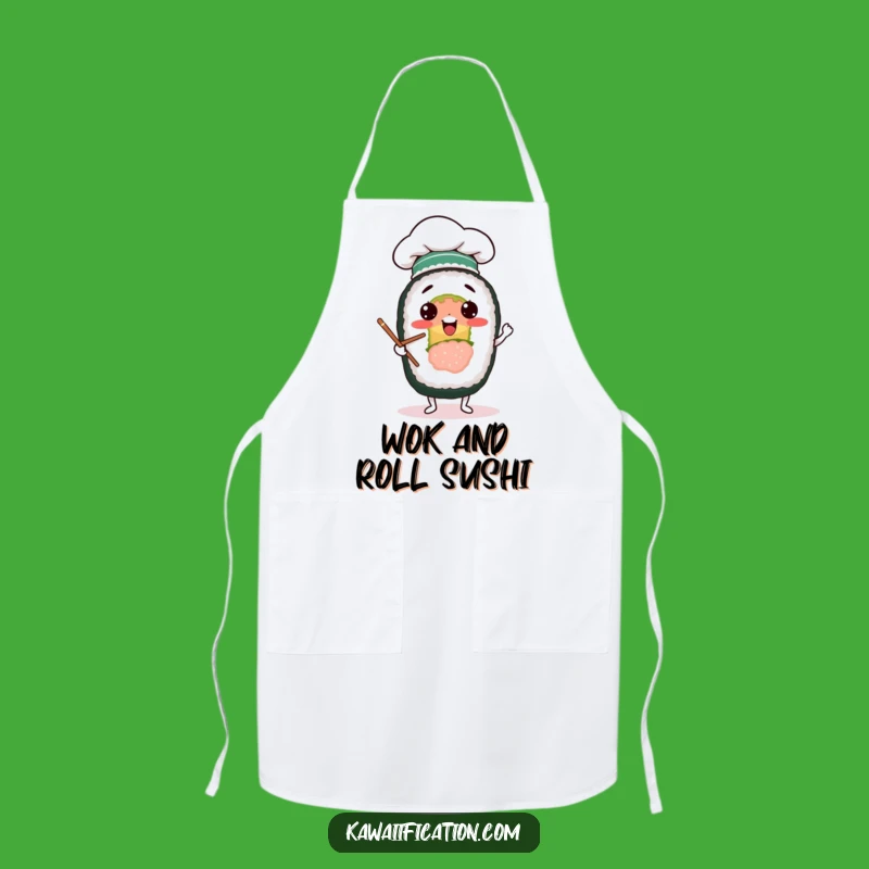 Funny Sushi Juggler Apron: Kitchen Comedian Wear, Perfect Foodie Gift