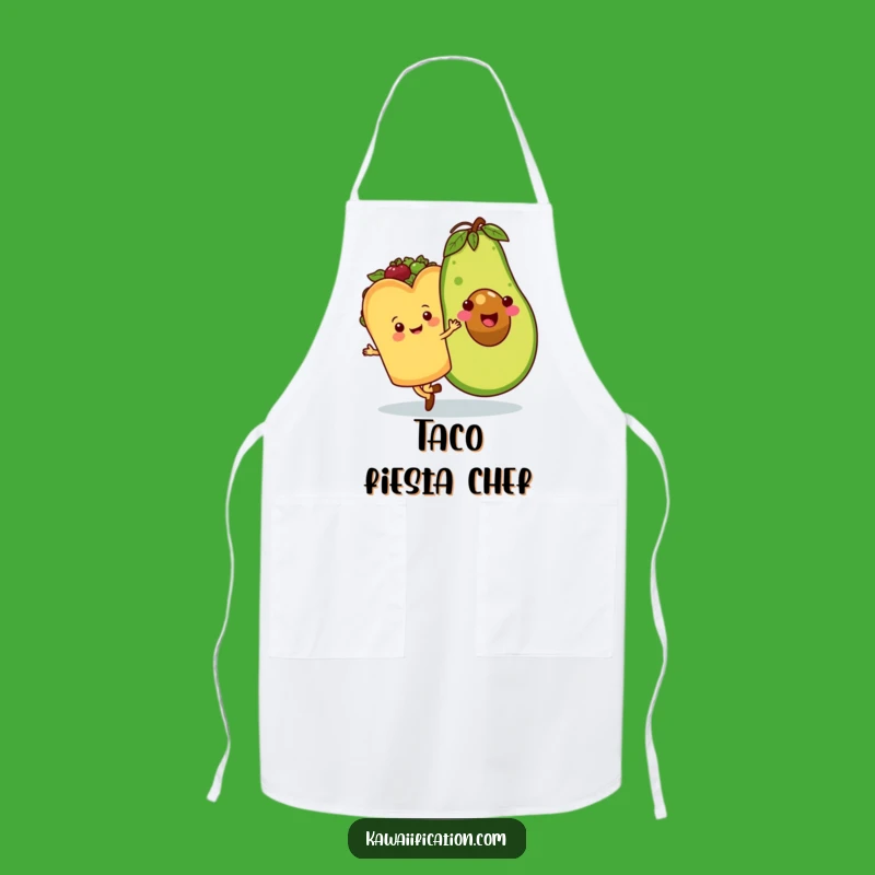 Funny Taco Avocado Kitchen Apron: Hilarious Culinary Wear for Foodie Fun