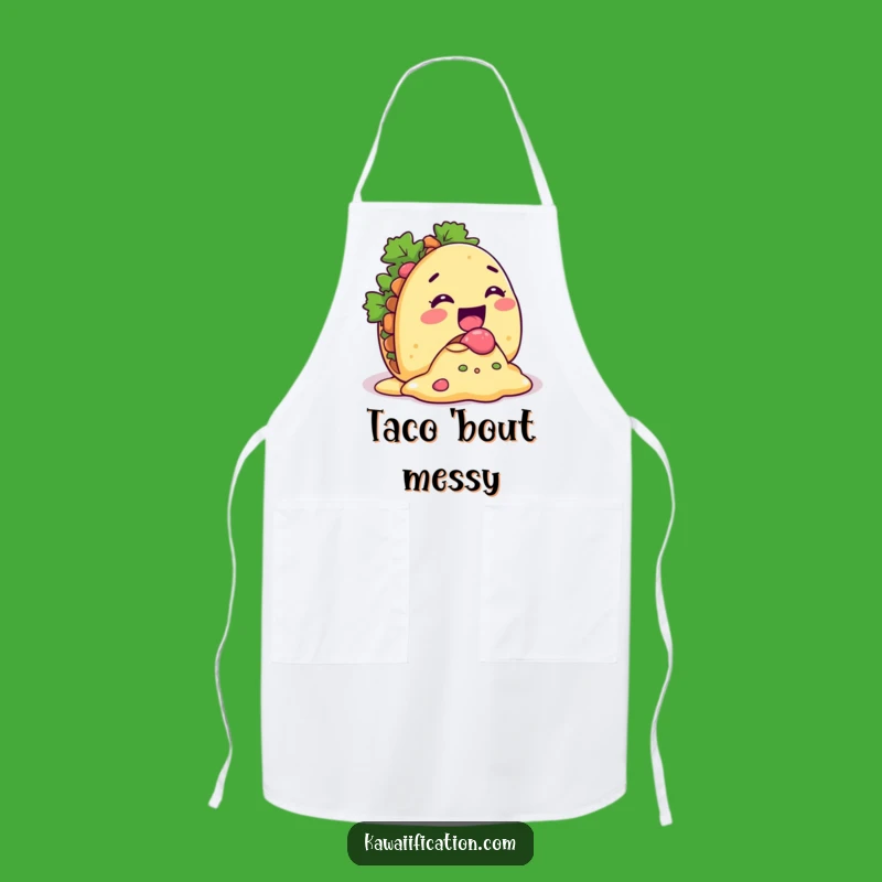 Funny Taco Spill Apron - Cook with Comical Cravings!
