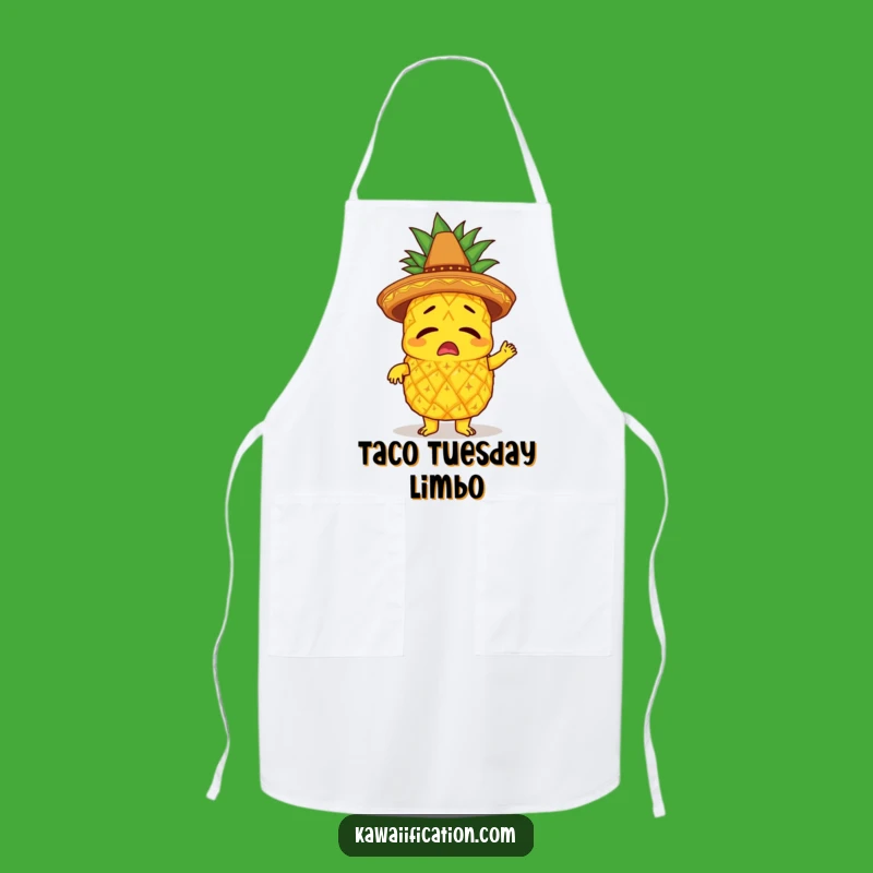 Funny Pineapple Limbo Apron: Party Chef Wear, Perfect Humorous Tropical Gift
