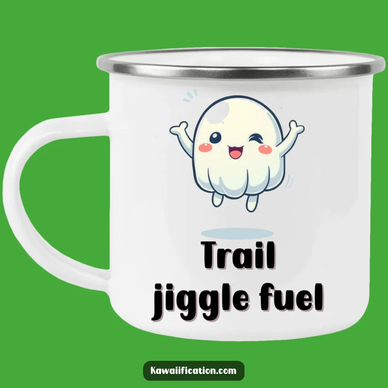 Funny Wobbly Jelly Camping Mug: Stay Energized on Adventures with This Humorous Mug