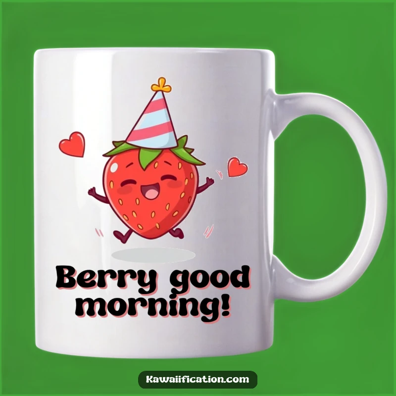 Funny Tripping Strawberry Mug: Hilarious Party Fruit Gift for Fun Lovers