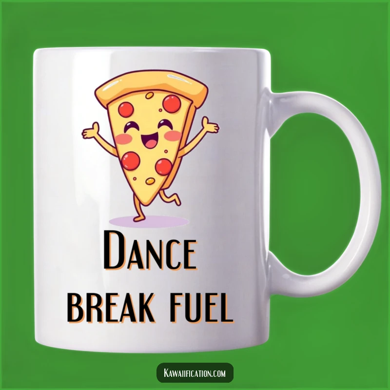 Funny Dancing Pizza Slice Mug: A Cheerful Gift for Pizza Lovers