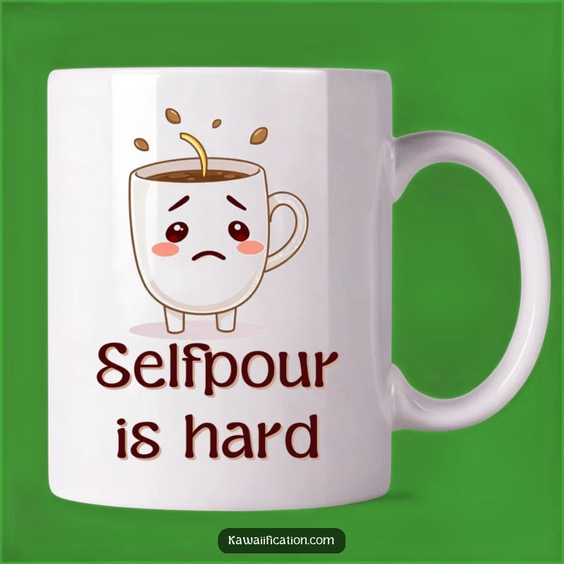 Funny Confused Coffee Mug: A Hilarious Struggle for Your Morning Brew Gift