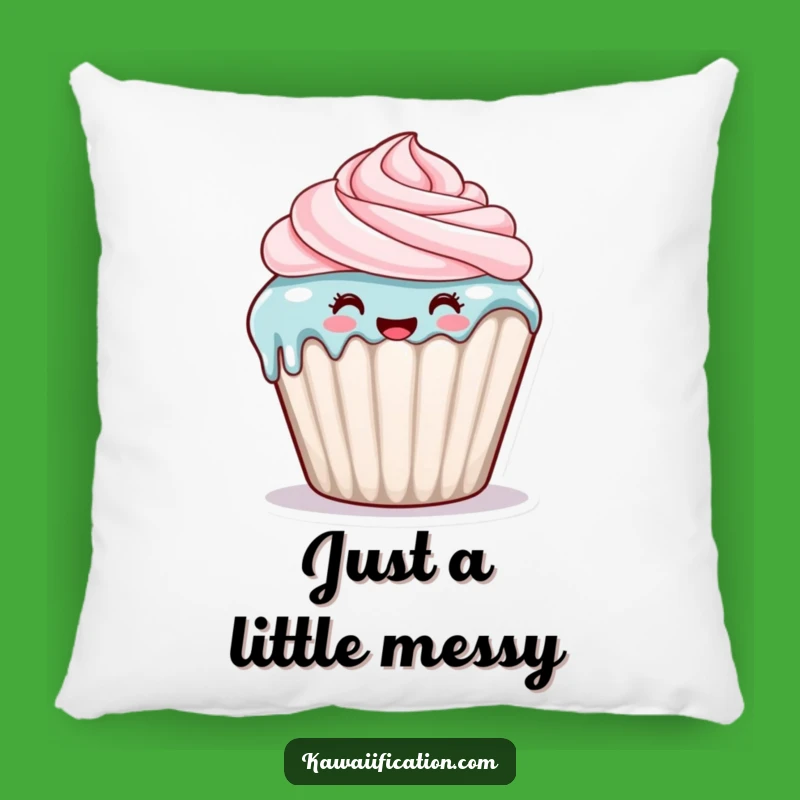 Funny Cupcake Dripping Pillow: Cozy Treat Cushion, Wonderful Funny Gift