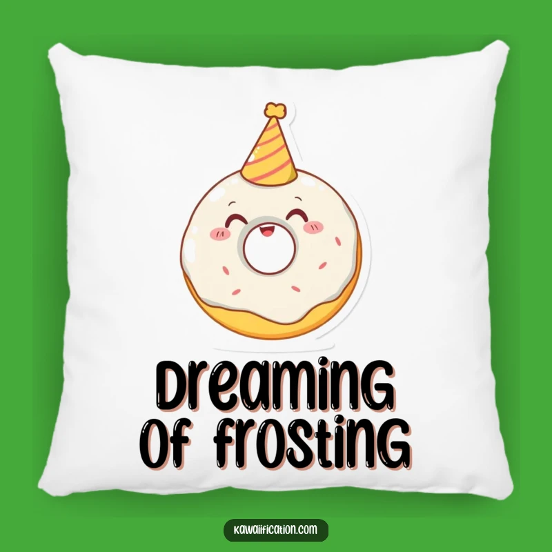 Funny Donut Party Pillow: Cozy Comfort with a Hilarious Sweet Design