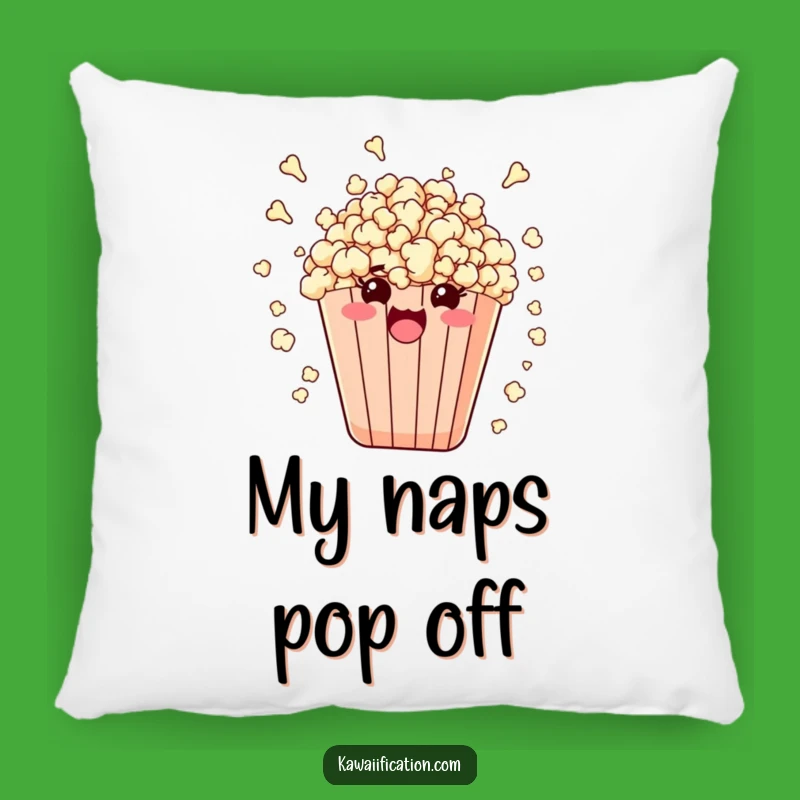 Funny Popcorn Burst Pillow: Cozy Comfort with an Explosively Enthusiastic Design