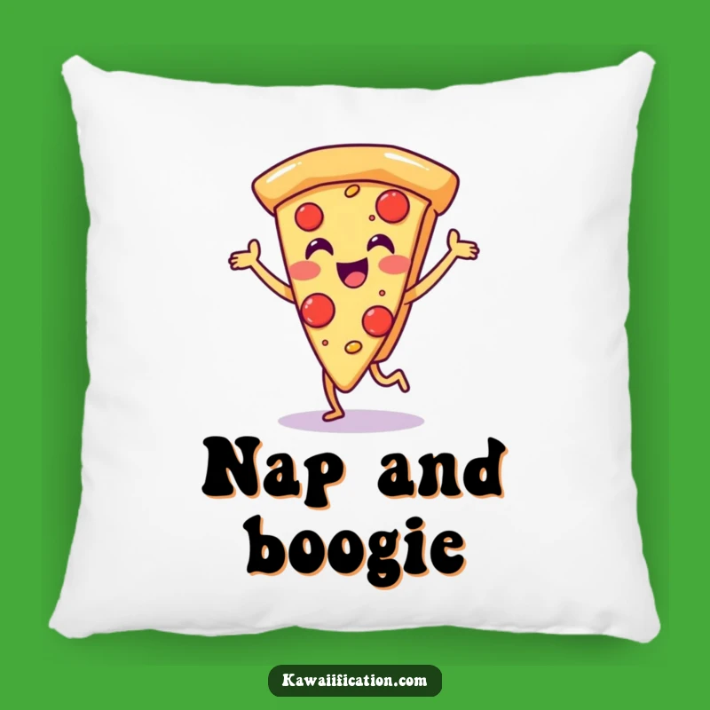 Funny Dancing Pizza Slice Pillow: Cozy Comfort with a Smile