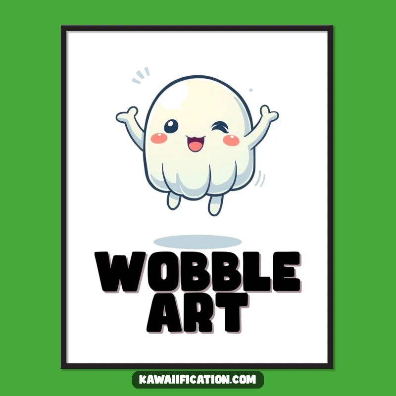 Funny Wobbly Jelly Digital Art: Inject Bouncy Energy and Humor into Your Space