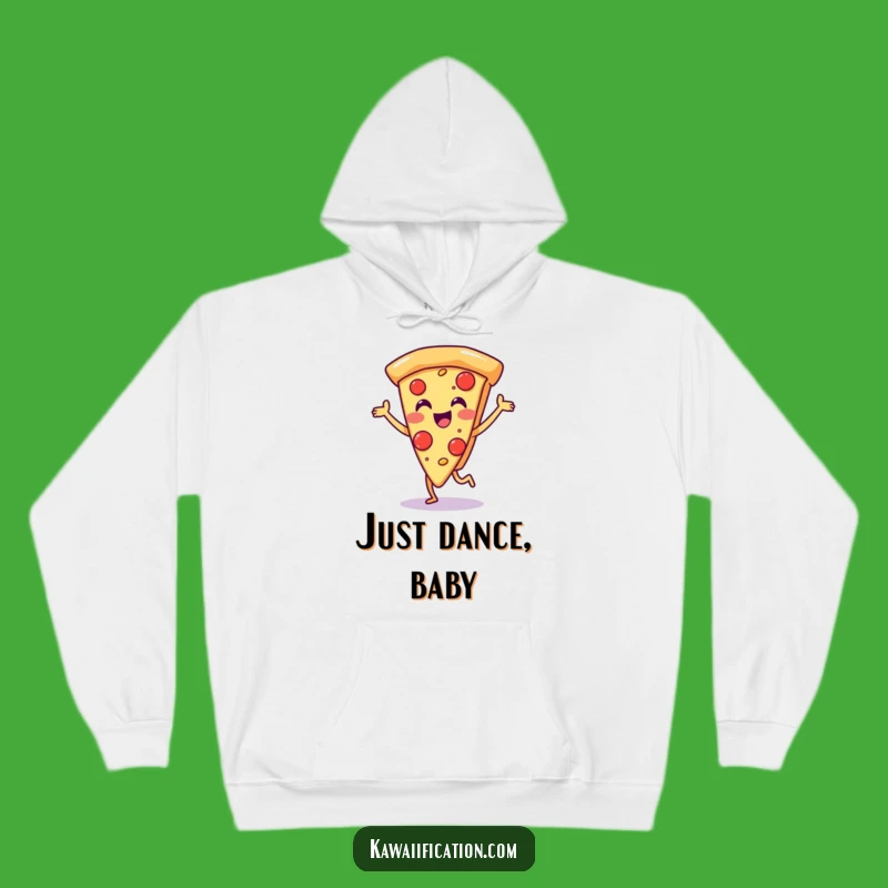 Funny Pizza Dance Hoodie: Cozy Up with Cheesy Merriment