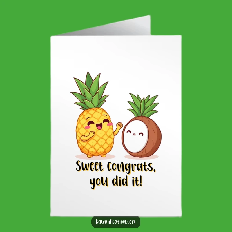Pineapple Opera Congrats Card: Hilarious Free Printable Duet, Achievement Downloadable Gift