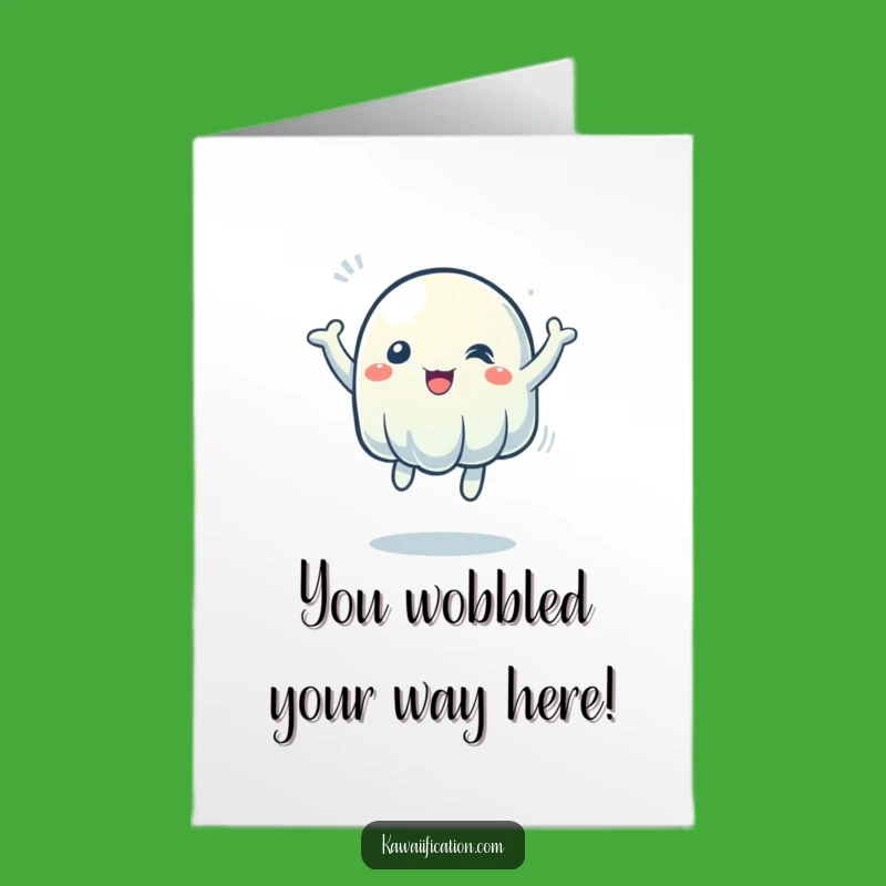 Free Printable Wobbly Jelly Congrats Card: Hilarious Downloadable Achievement Gift for Any Occasion