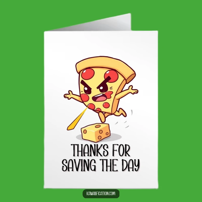 Free Printable Thank You Pizza Card Energetic & Funny Downloadable