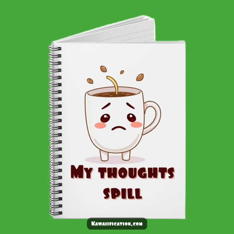 Funny Confused Coffee Notebook: Hilarious Journal for Morning Thoughts and Ideas