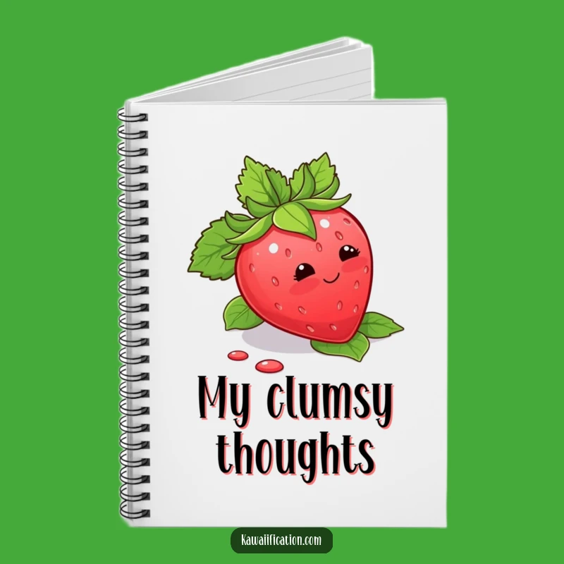 Funny Strawberry Trip Notebook: Blushing Fruit Journal for Hilarious Gift Ideas