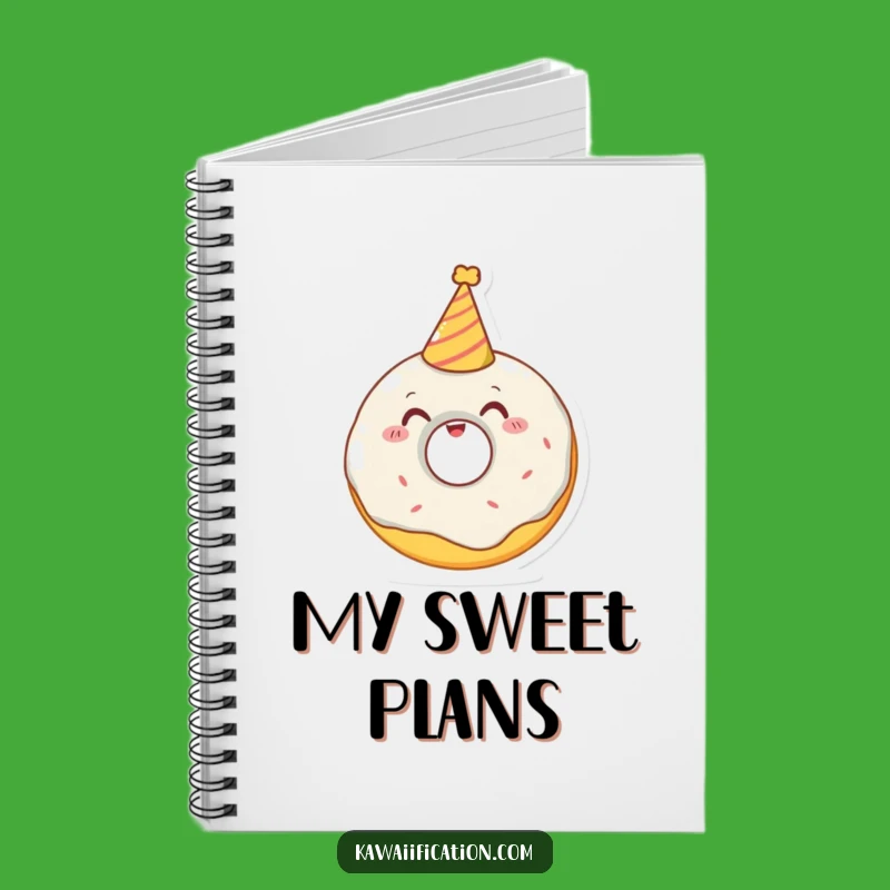 Funny Donut Party Journal: Hilarious Notebook for Sweet Ideas and Plans