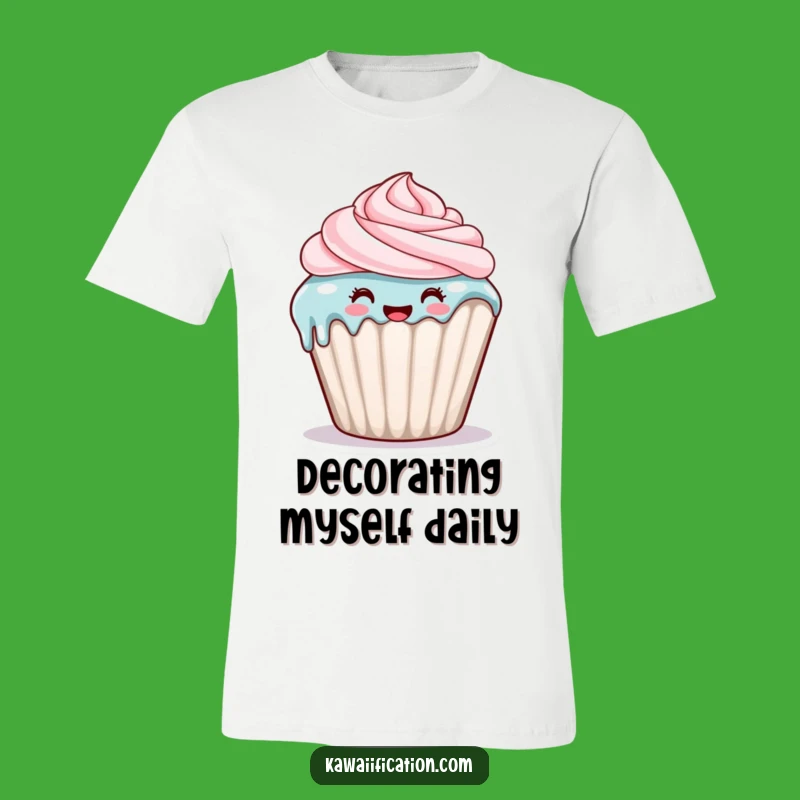 Funny Cupcake Dripping T-Shirt: Messy Treat Tee, Ideal Funny Gift
