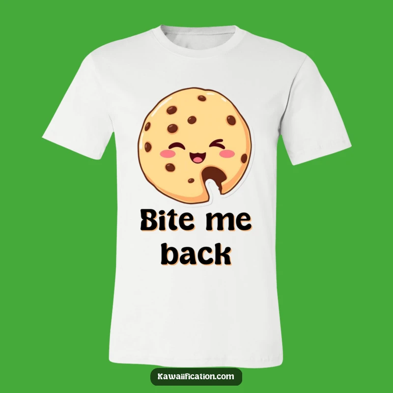 Funny Cookie Bite T-Shirt: Wear Your Sweet, Humorous Side Proudly
