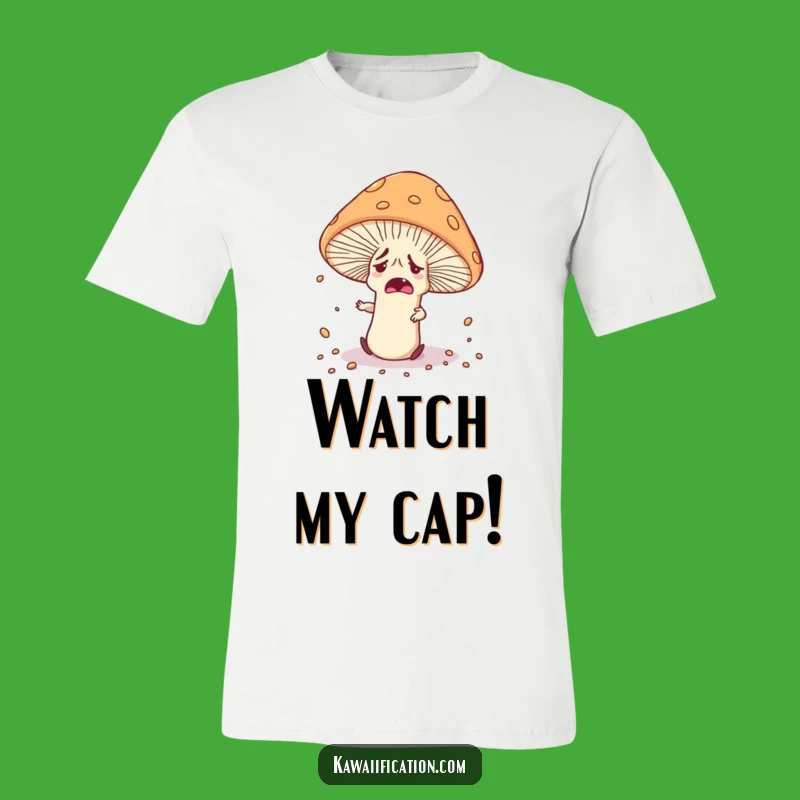 Funny Mushroom Tripping T-Shirt - Spore Scatter Action, Awesome Funny Gift