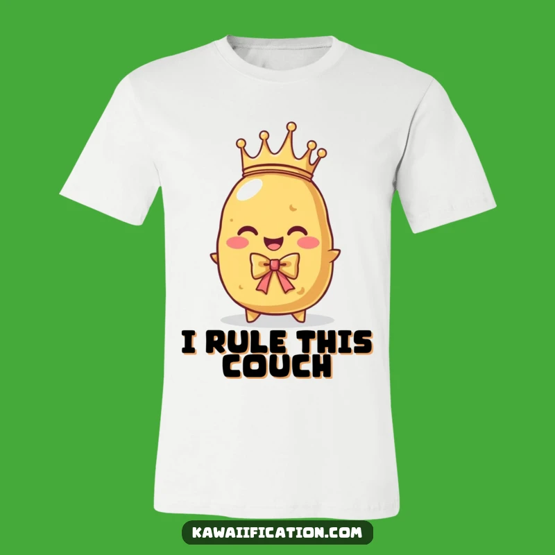 Funny Potato King T-Shirt: Wear Your Regal Spud Pride with Flair