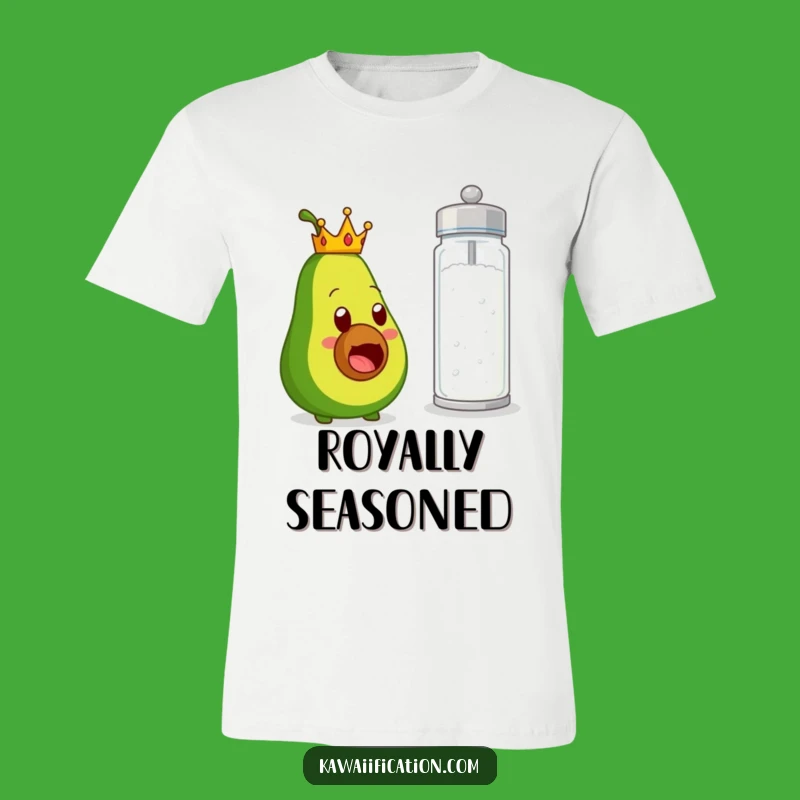 Funny Avocado Crown Salt Surprise Tee A Hilarious Outfit For Foodie Fun