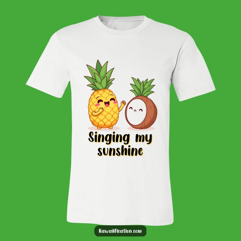 Funny Pineapple Opera T-Shirt: Hilarious Tropical Duet Apparel Gift