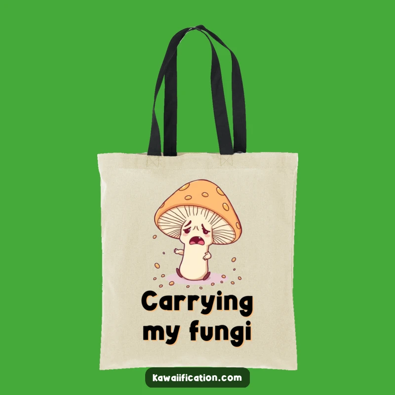 Carry Your Laughs: Funny Mushroom Tote Bag - Spore Scatter Fun, Great Funny Gift